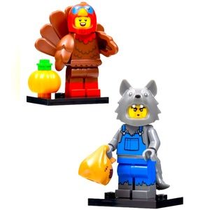 Lego Series 23 Turkey & Wolf Costumes